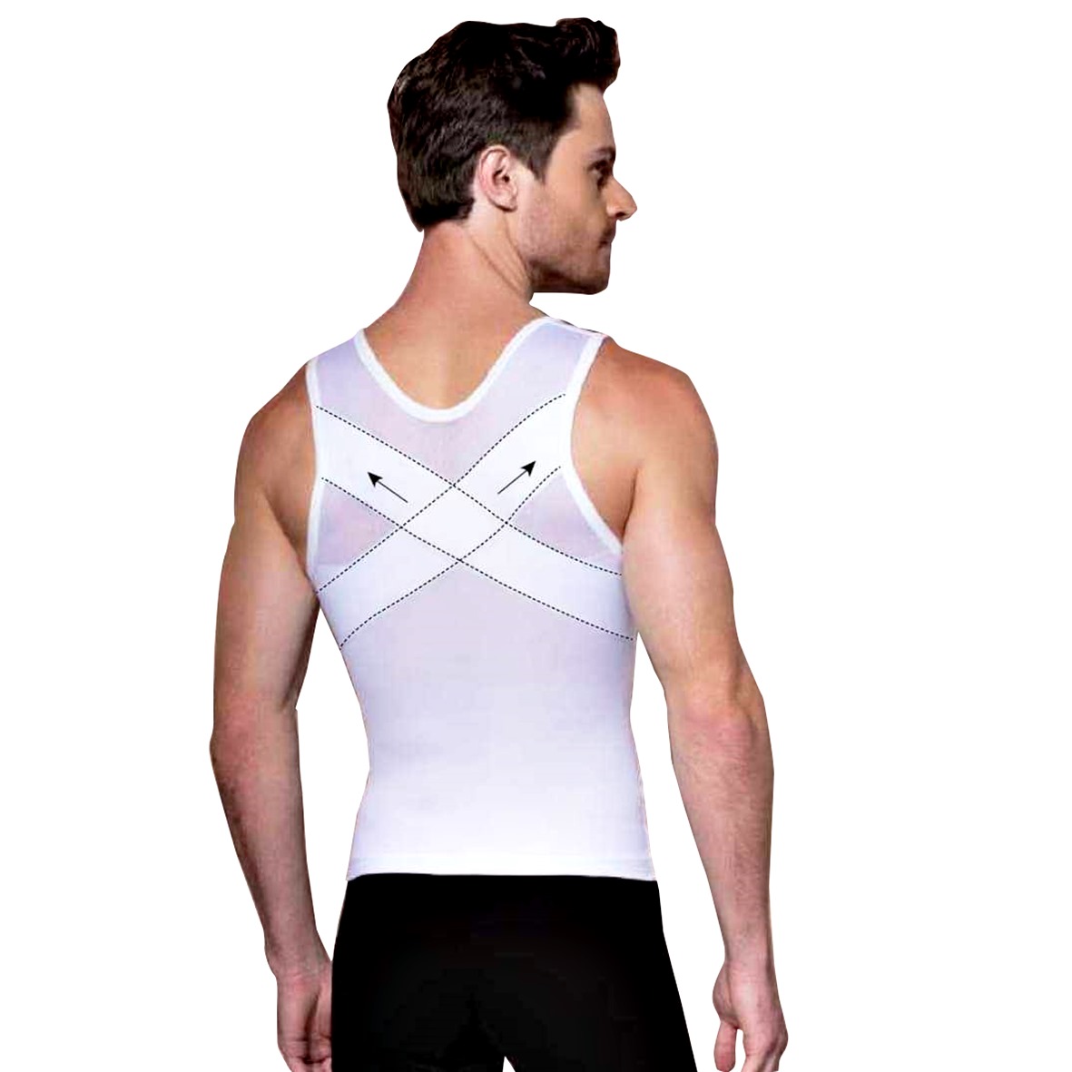 CAMISETA FAJA REDUCTORA CORRECTOR DE POSTURA NATURELL MEN - 2