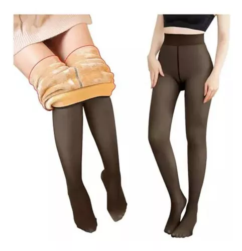 PANTY EFECTO PIEL ABRIGADORA TERMICA CALENTADOR FRIO GRAMAJE ALTO - 1