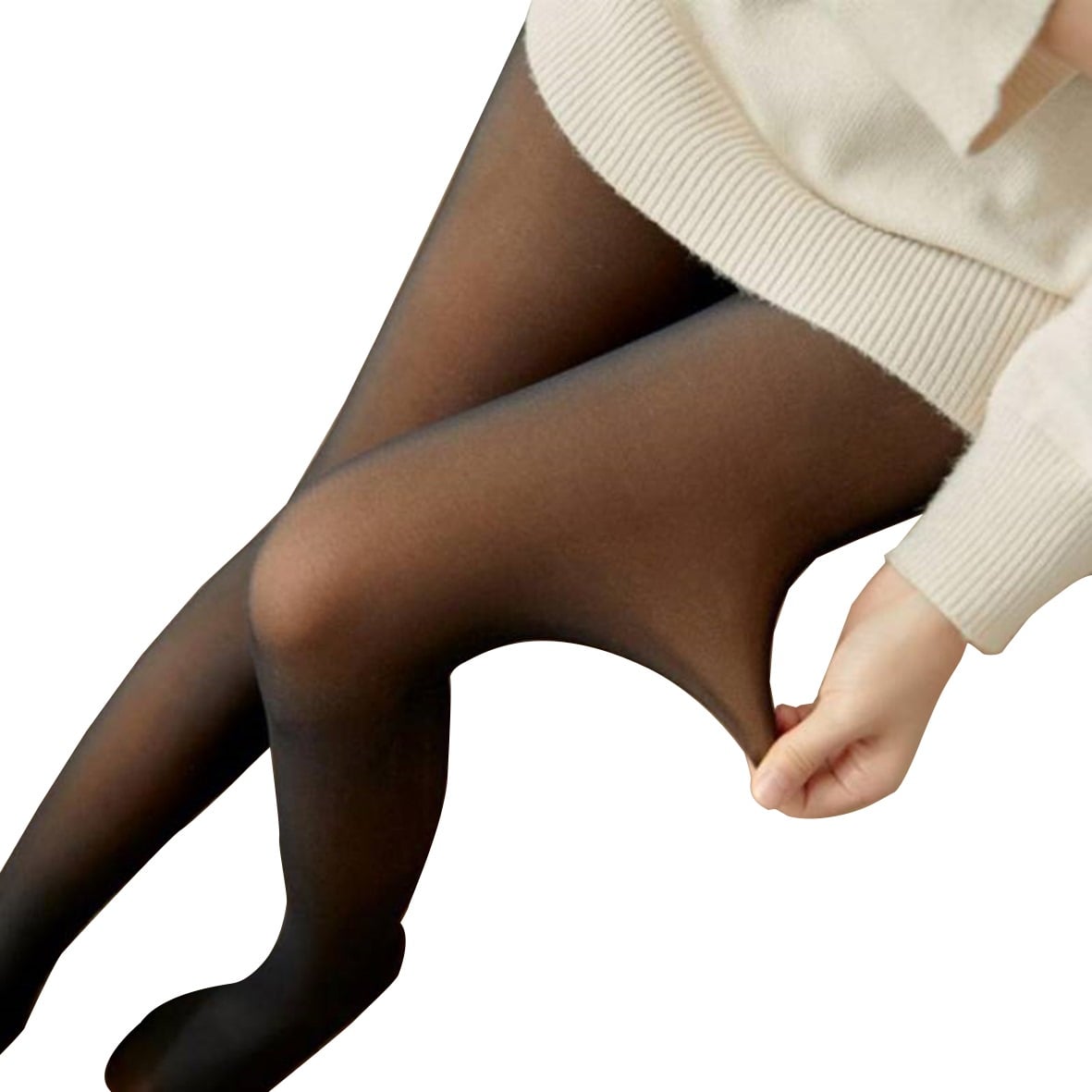PANTY EFECTO PIEL ABRIGADORA TERMICA CALENTADOR FRIO GRAMAJE ALTO - 4