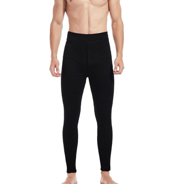 PANTALON CALENTADOR MICROPOLAR HOMBRE EFECTO TERMICO ABRIGADOR - 1