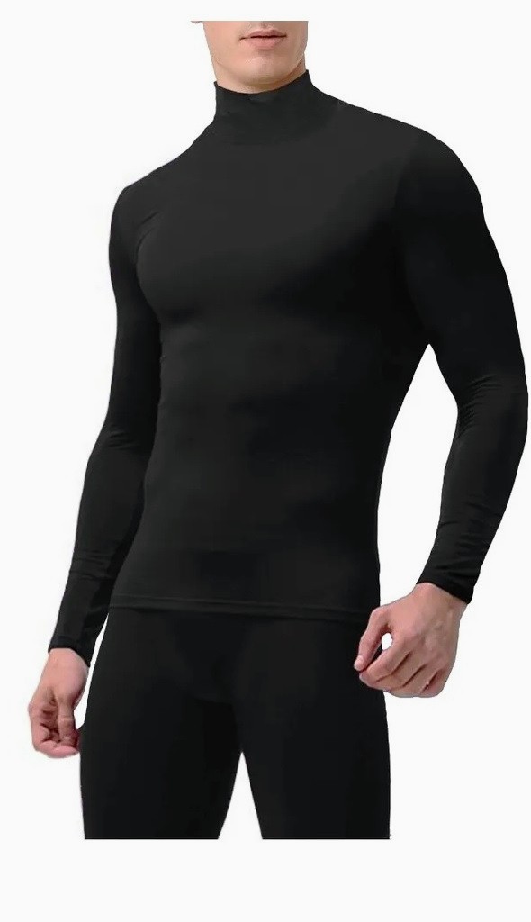 POLO CAMISETA CALENTADOR TÉRMICO PARA HOMBRE CUELLO ALTO CAFARENA - 1