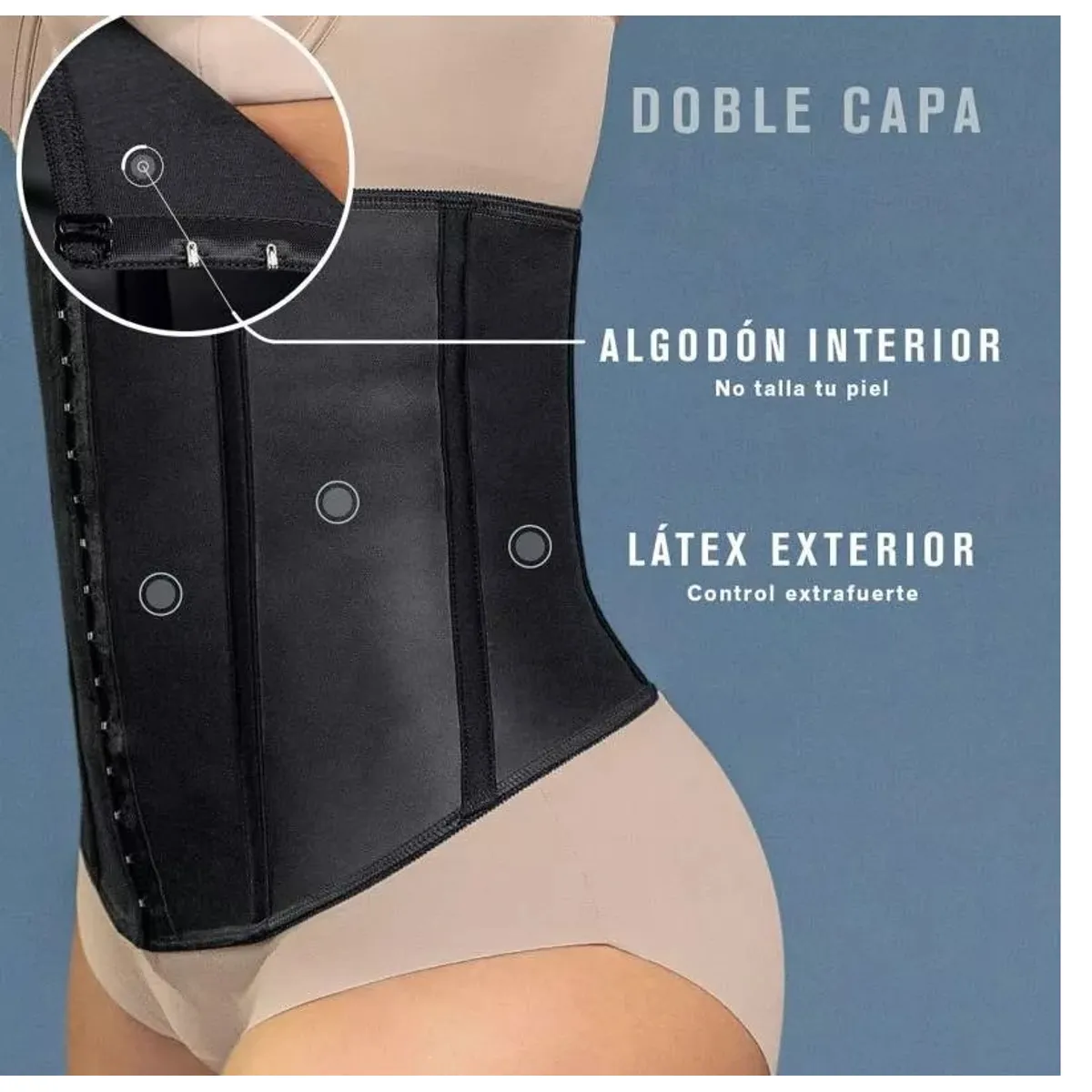 FAJA REDUCTORA MOLDEADORA LÁTEX NATURAL - 1