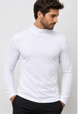 POLO CALENTADOR CUELLO ALTO VARÓN PARA EL FRIO/INTERIOR CAFFARENA - 5