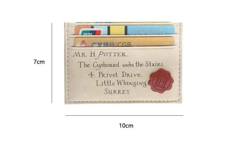 TARJETERO MINIMALISTA HARRY POTTER FANS - 2