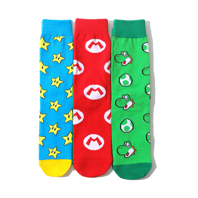 PACK 3 MEDIAS CALCETINES MARIO BROS - 2
