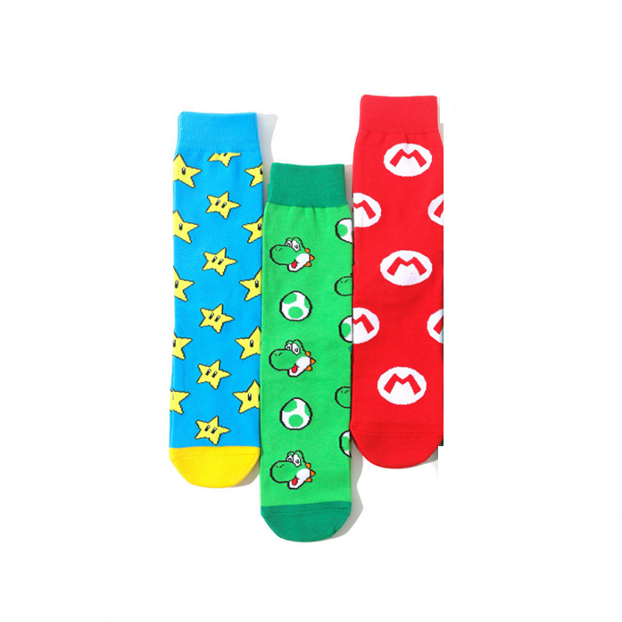 PACK 3 MEDIAS CALCETINES MARIO BROS - 3