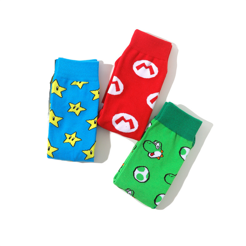 PACK 3 MEDIAS CALCETINES MARIO BROS - 5