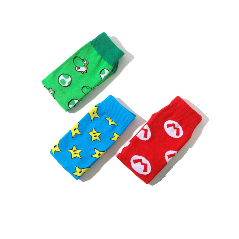 PACK 3 MEDIAS CALCETINES MARIO BROS - 6