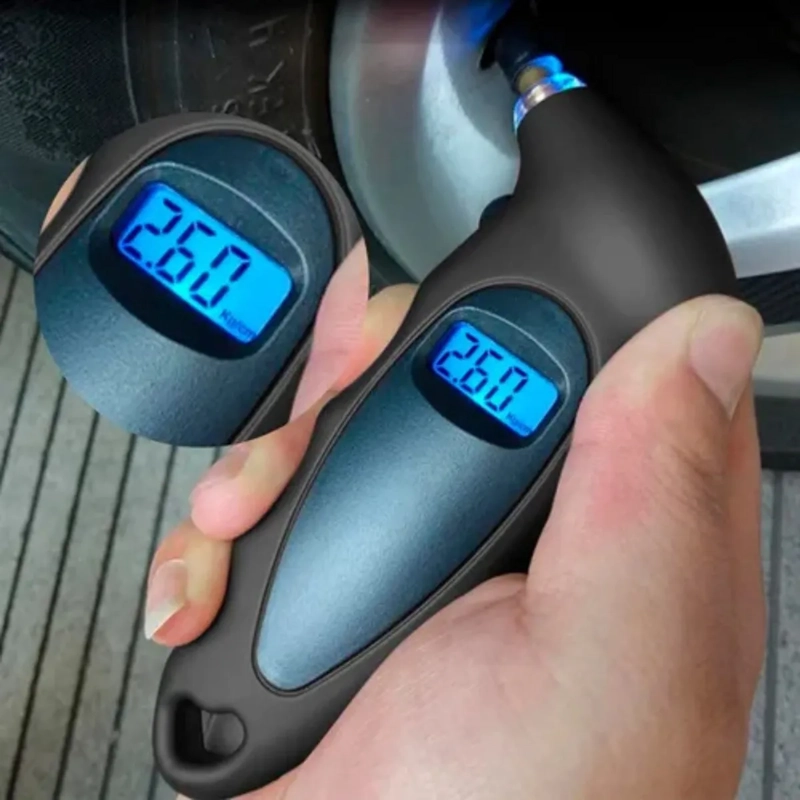MEDIDOR DE PRESIÓN DIGITAL PORTÁTIL PARA NEUMÁTICOS 150 PSI - 2