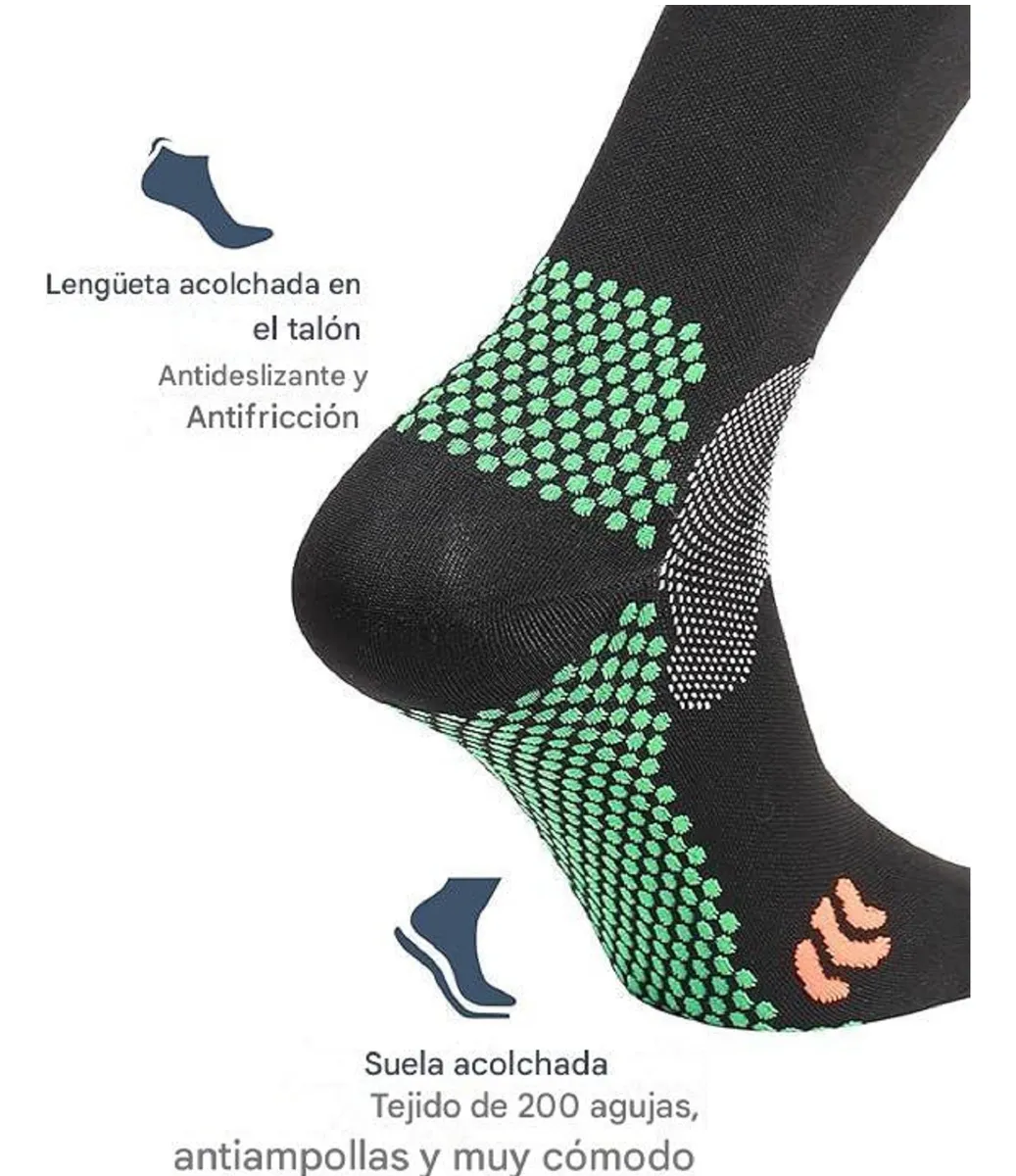 MEDIAS DEPORTIVAS DE COMPRESIÓN UNISEX PARA VARICES - 6