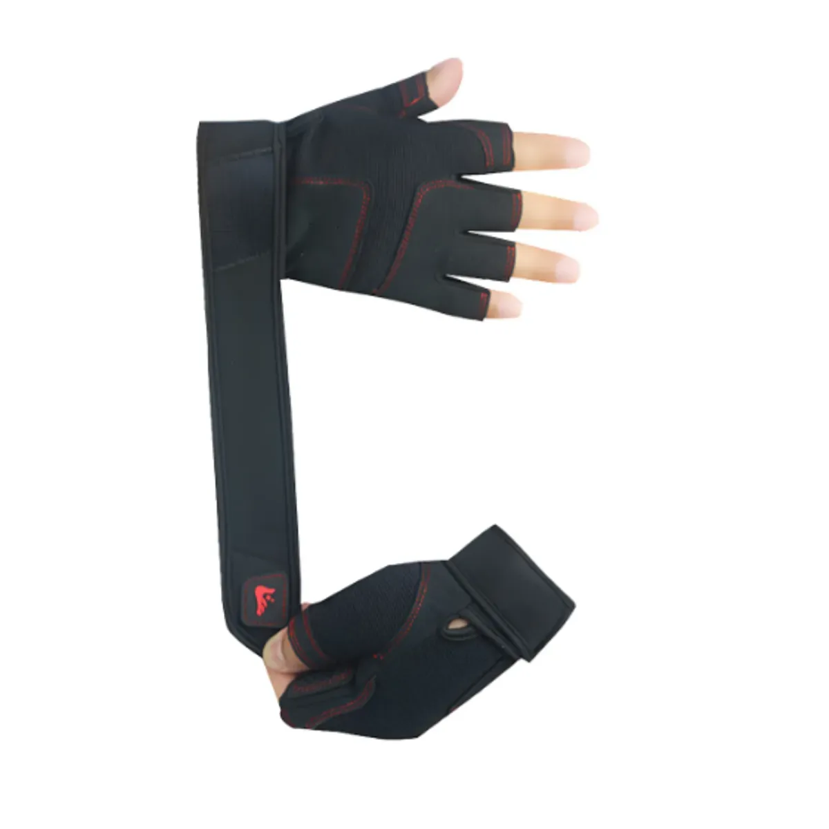 GUANTES PARA GIMNASIO CON MUÑEQUERA UNISEX - TALLA L - 3