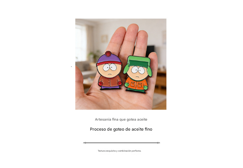 PACK X6 PINES SOUTH PARK COLECCIONABLES METÁLICOS BROCHES - 4