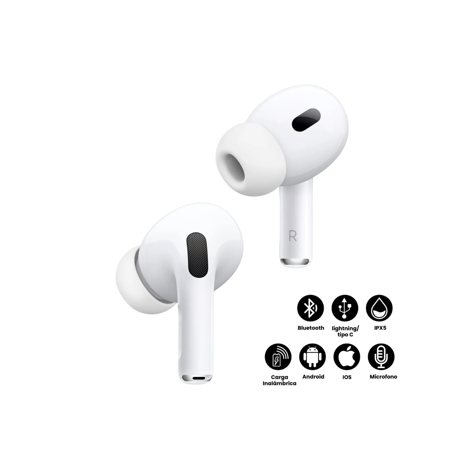 AUDÍFONOS IN-EAR PRO 2 GENERACIÓN A1 PODS TIPO C ANC - 5