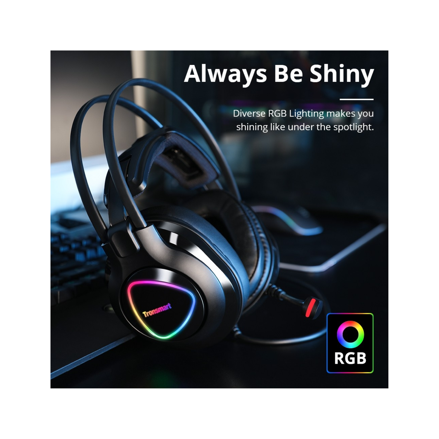 AUDÍFONOS GLARY ALPHA TRONSMART GAMING HEADSET - 2