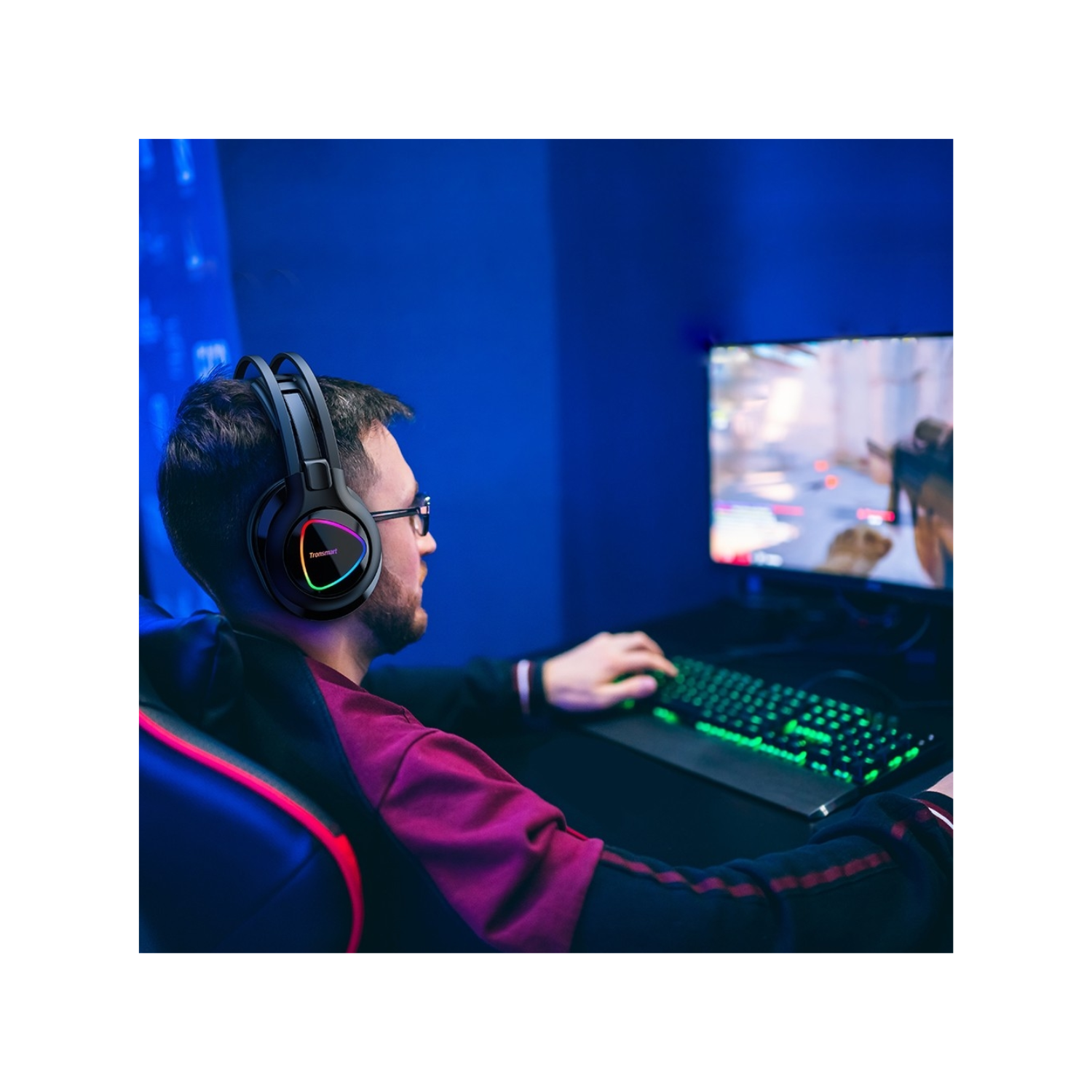 AUDÍFONOS GLARY ALPHA TRONSMART GAMING HEADSET - 4