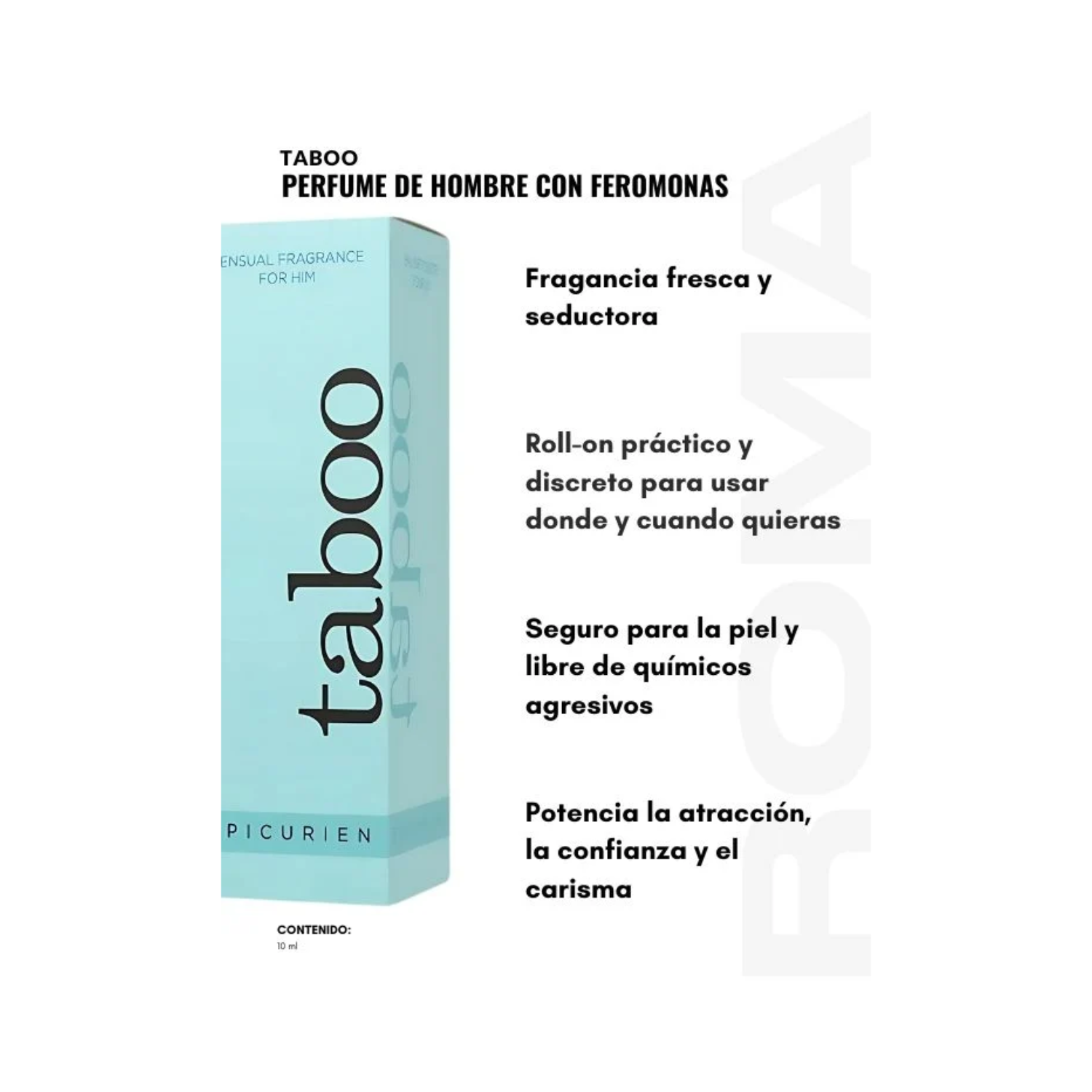 PERFUME CON FEROMONAS PARA HOMBRE TABOO - 2