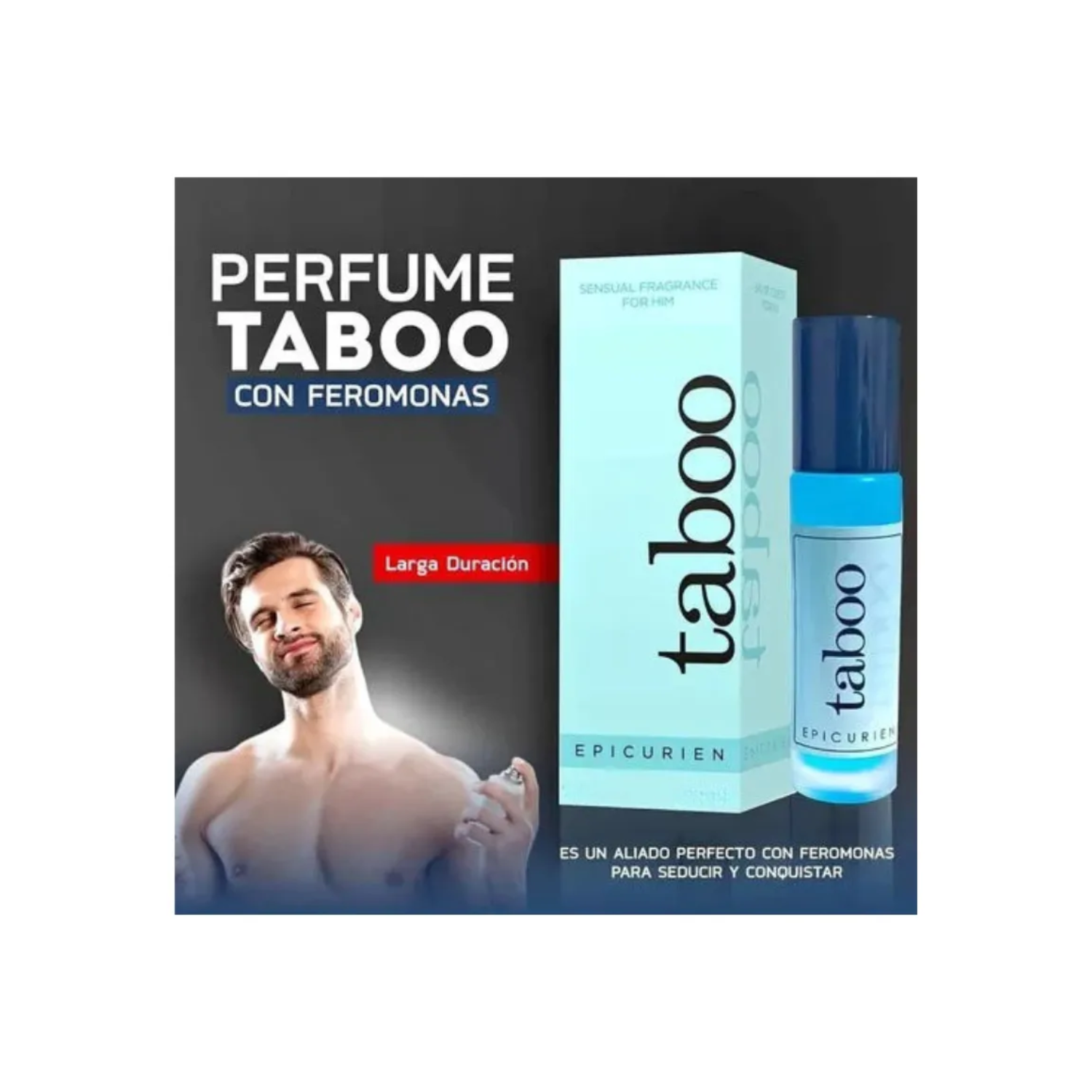 PERFUME CON FEROMONAS PARA HOMBRE TABOO - 3