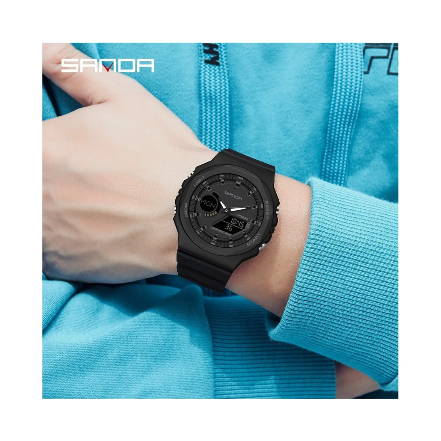 RELOJ DEPORTIVO HOMBRE SANDA 6016 - 3
