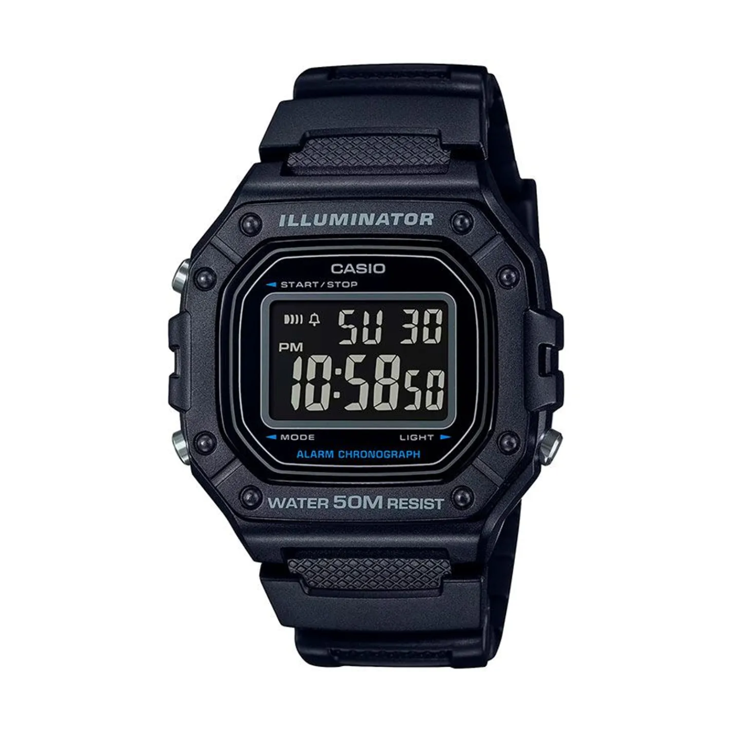 RELOJ CASIO W-218H-1BV HOMBRE - 1