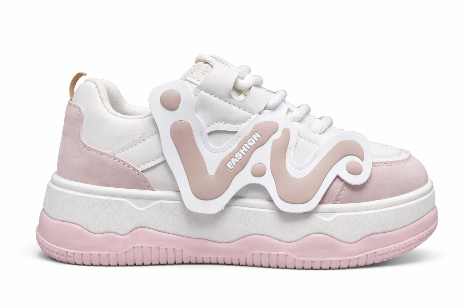 ZAPATILLAS MUJER PIC RUNNER ROSADO BEBÉ URBANA - 1