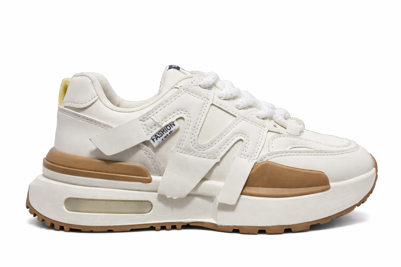 ZAPATILLAS MUJER PIC RUNNER URBANAS BEIGE - 1