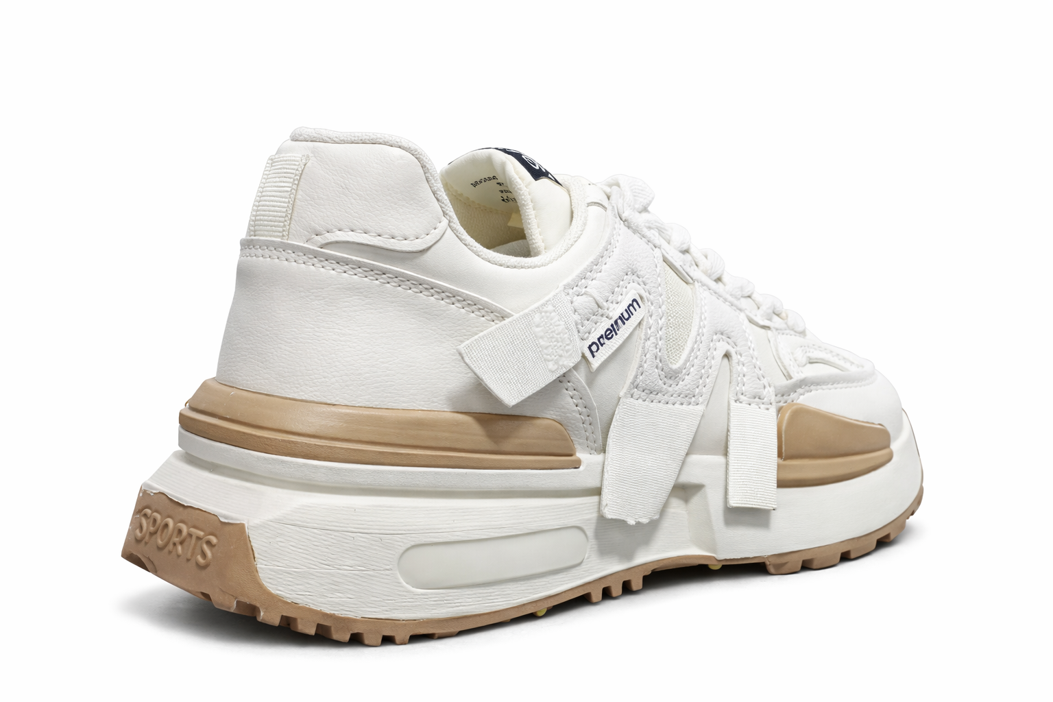 ZAPATILLAS MUJER PIC RUNNER URBANAS BEIGE - 3