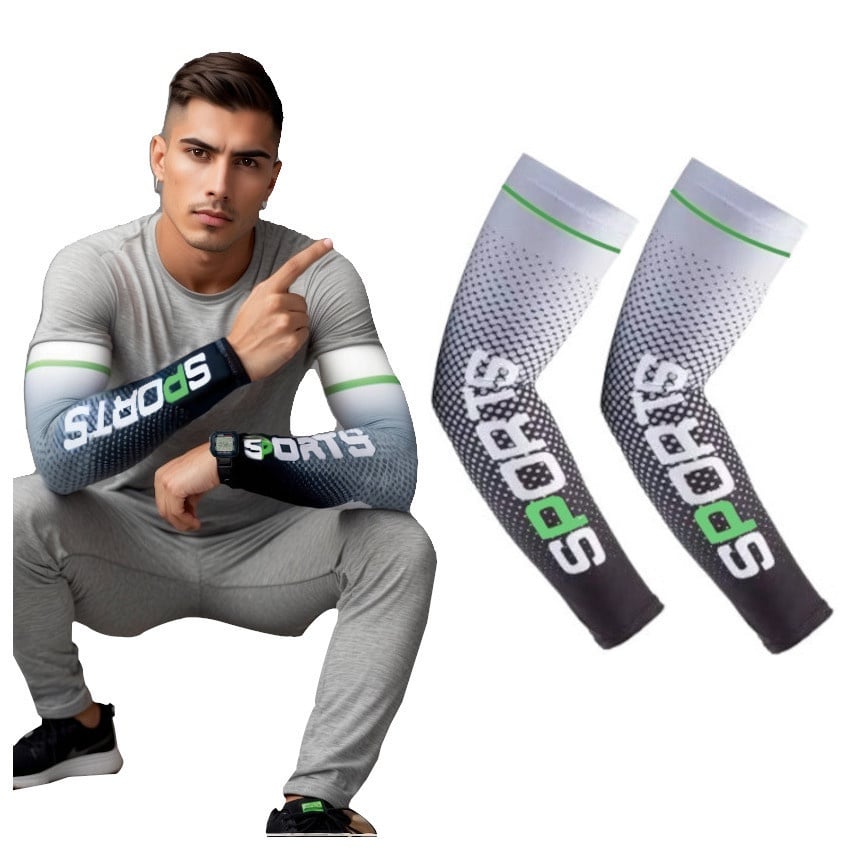 MANGA DEPORTIVA BRAZO HOMBRE UV MOTO CICLISMO BASKET VOLEY - 1