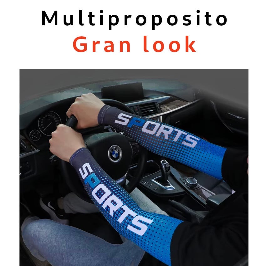 MANGA DEPORTIVA BRAZO HOMBRE UV MOTO CICLISMO BASKET VOLEY - 5