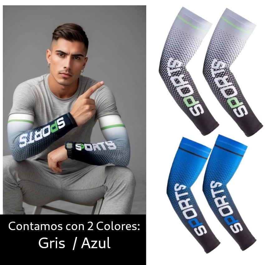 MANGA DEPORTIVA BRAZO MUJER UV MOTO CICLISMO BASKET VOLEY - 2
