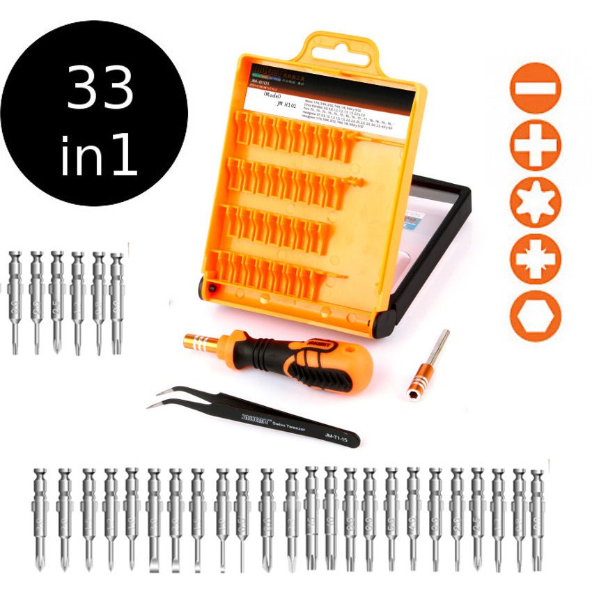 33 IN1 DESARMADORES PRECISION CELL TORX PHILLIPS MACBOOK IPHONE + CASE - 5