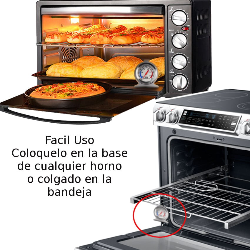 TERMÓMETRO DE HORNO ACERO INOXIDABLE PARA COCINA Y REPOSTERÍA - 2