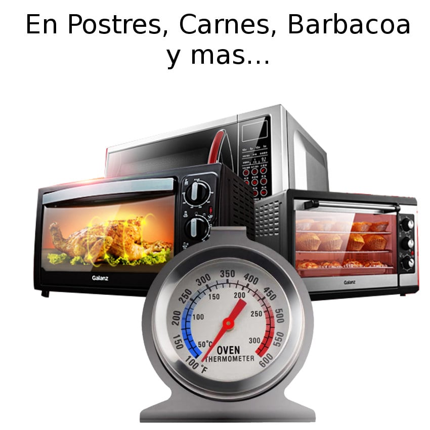 TERMÓMETRO DE HORNO ACERO INOXIDABLE PARA COCINA Y REPOSTERÍA - 3