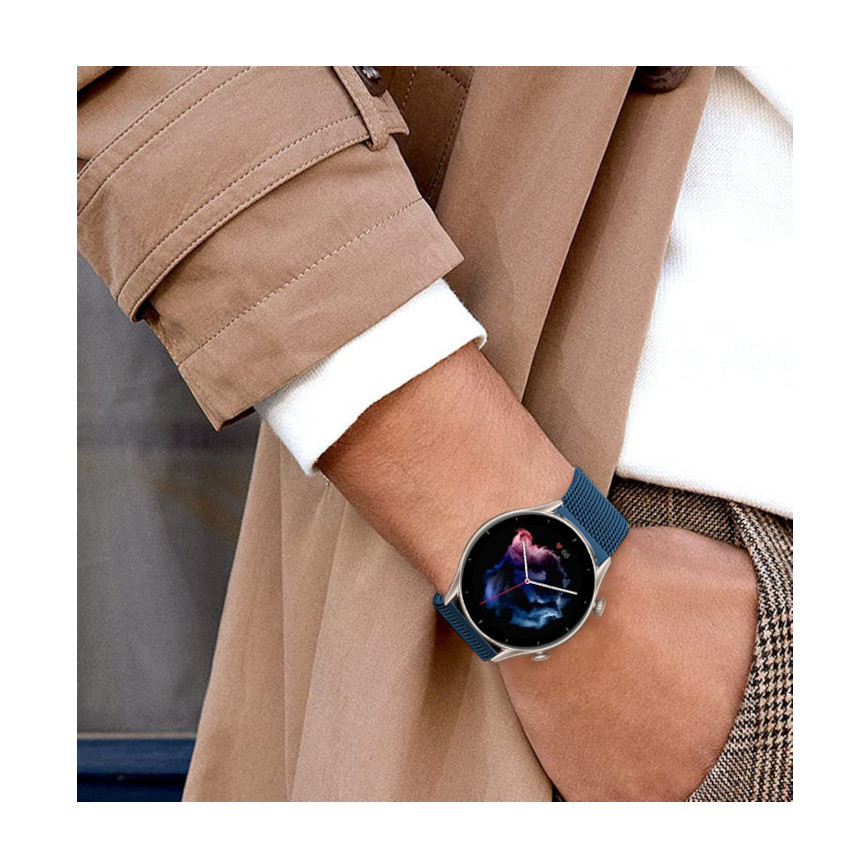 CORREA INOXIDABLE MOTO360 2ª GEN TICWATCH E E2C2 FOSSIL QGAZER - 3