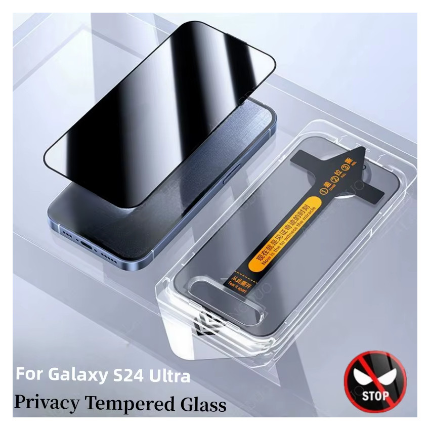 FILM PROTECTOR PANTALLA CERÁMICO 9H KIT CASE FÁCIL INSTALAR PARA SAMSUNG S23 ULTRA - 5