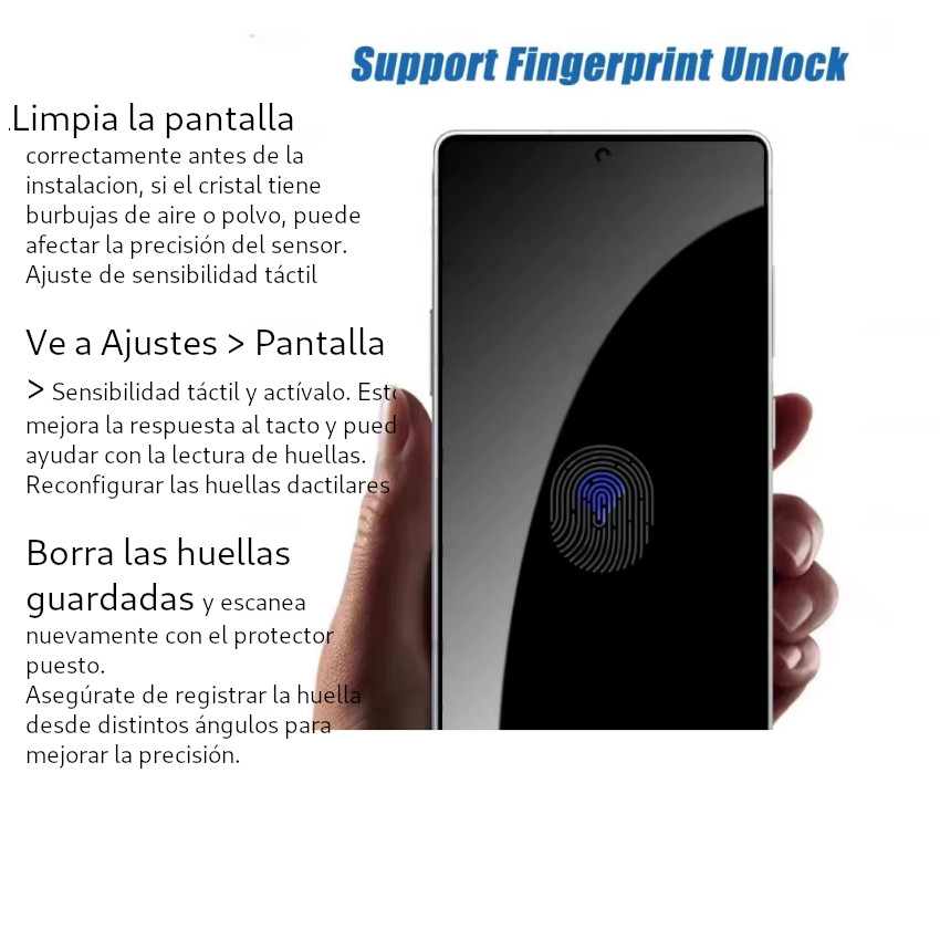 FILM PROTECTOR PANTALLA CERÁMICO 9H KIT CASE FÁCIL INSTALAR PARA SAMSUNG S23 ULTRA - 6