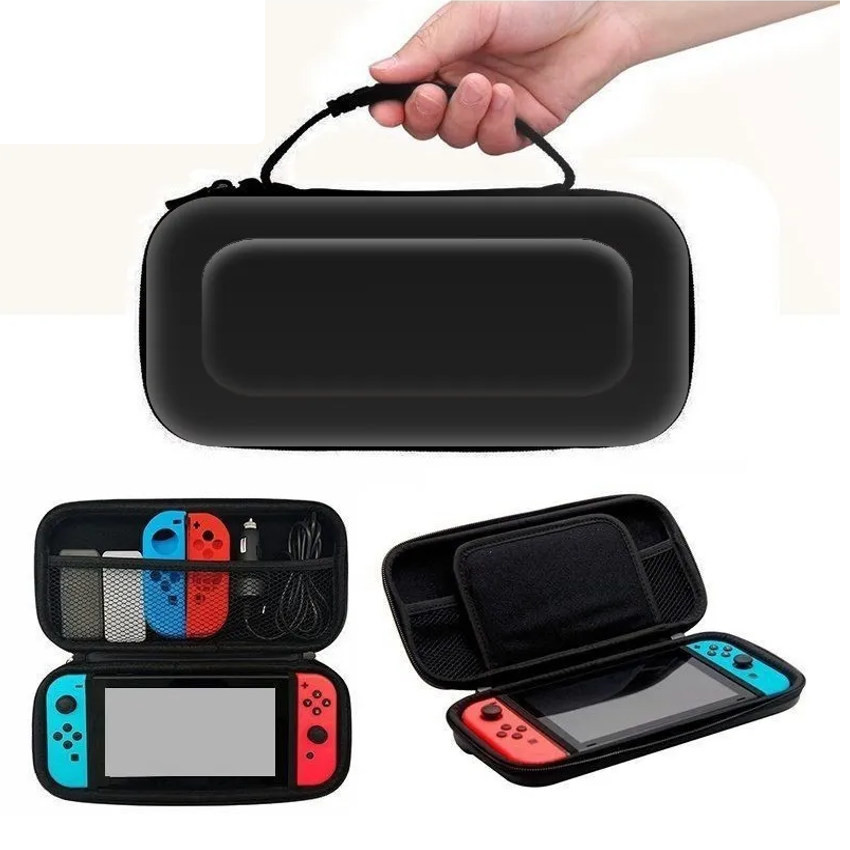 CASE VIAJERO TRANSPORTADOR PARA NINTENDO SWITCH OLED CRISTAL TEMPLADO - 2
