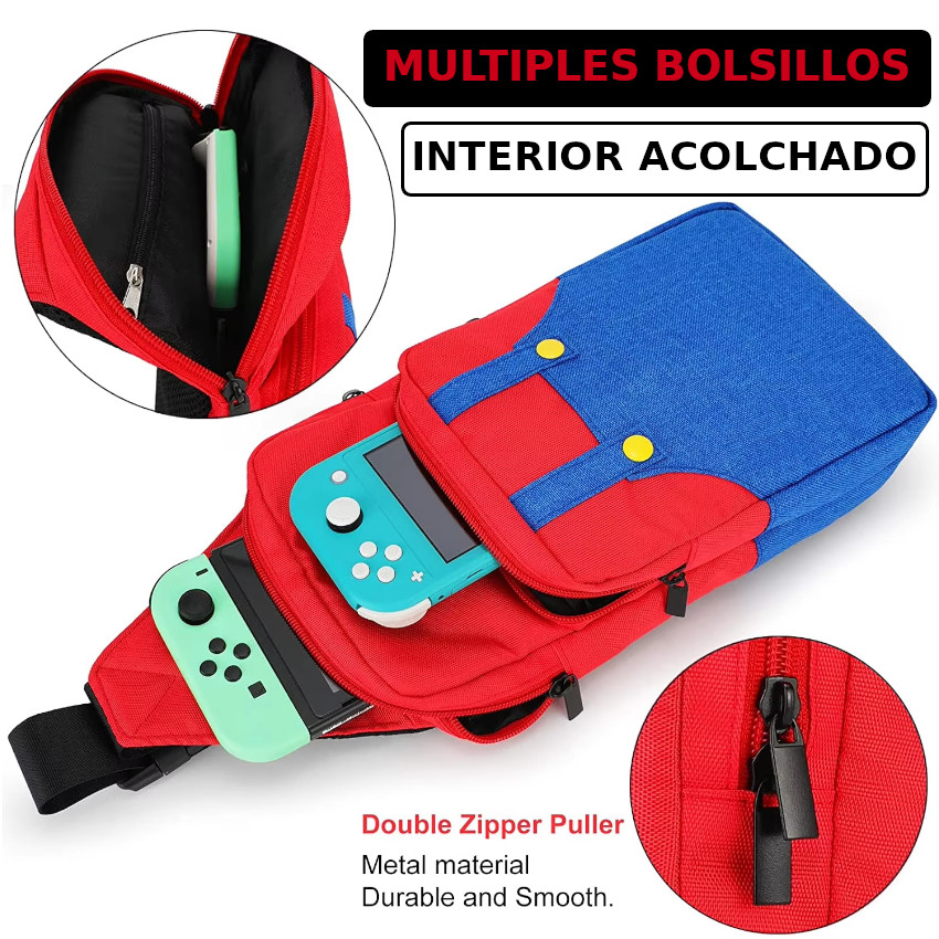 MOCHILA CASE TRANSPORTADOR PARA NINTENDO SWITCH OLED LITE - 3