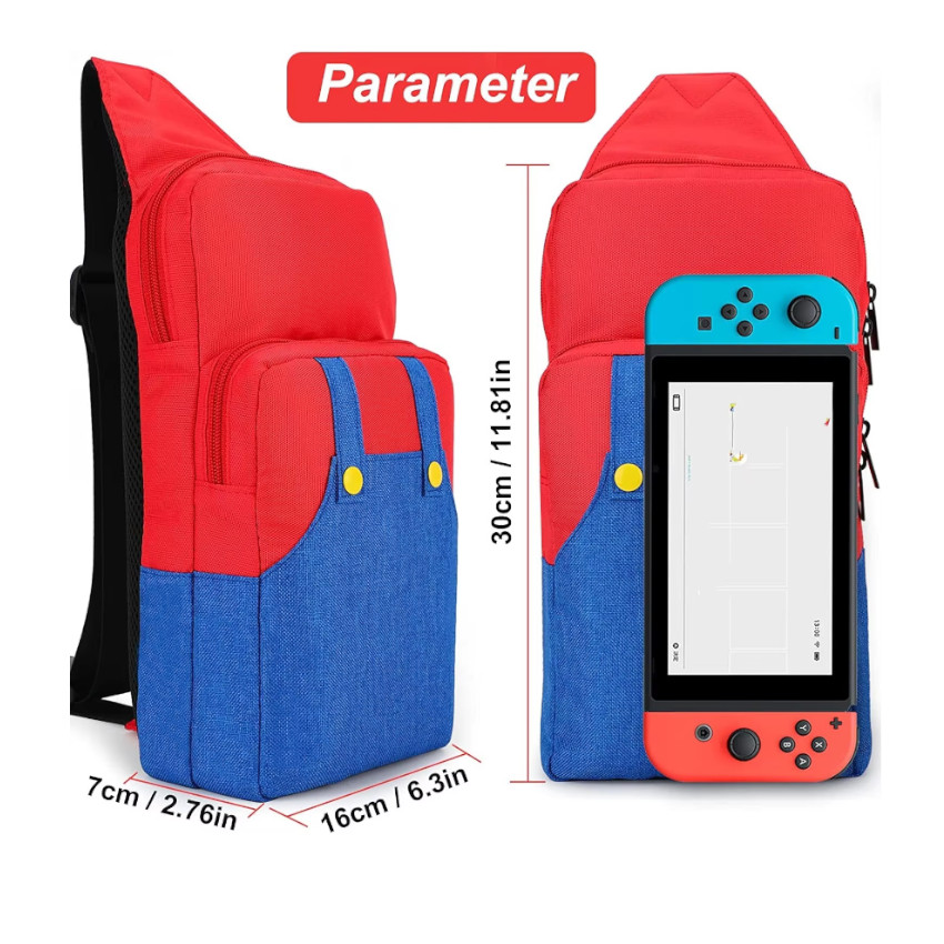 MOCHILA CASE TRANSPORTADOR PARA NINTENDO SWITCH OLED LITE - 4