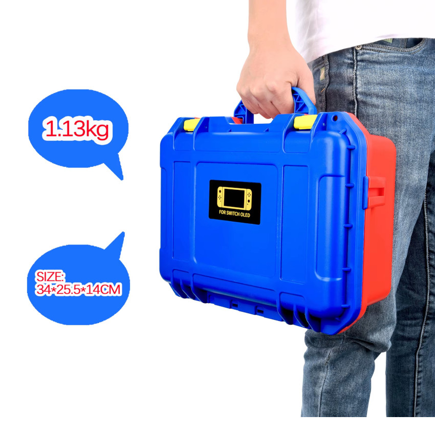 MALETÍN VIAJERO PARA NINTENDO SWITCH OLED LITE PORTA ACC - 3