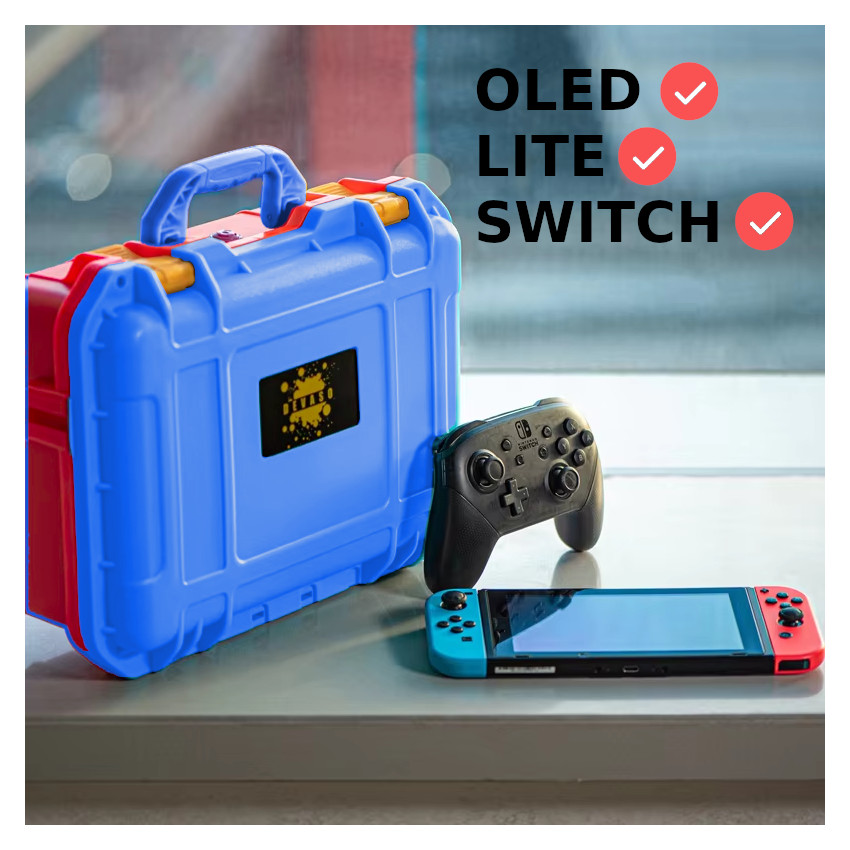 MALETÍN VIAJERO PARA NINTENDO SWITCH OLED LITE PORTA ACC - 5