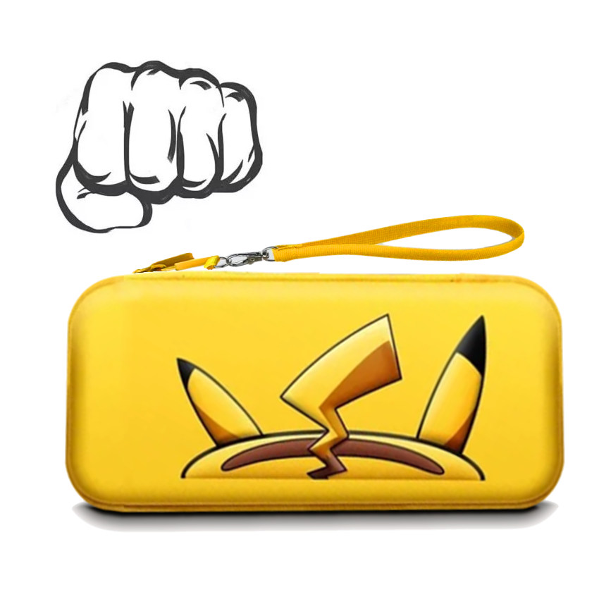 CASE VIAJERO ESTUCHE PARA NINTENDO SWITCH LITE PORTA ACCESORIOS + CRISTAL TEMPLADO - 5