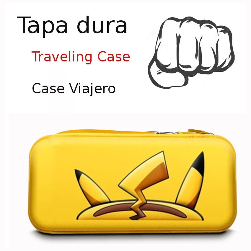 CASE VIAJERO PORTÁTIL PARA NINTENDO SWITCH OLED LITE PORTA ACCESORIOS - 4