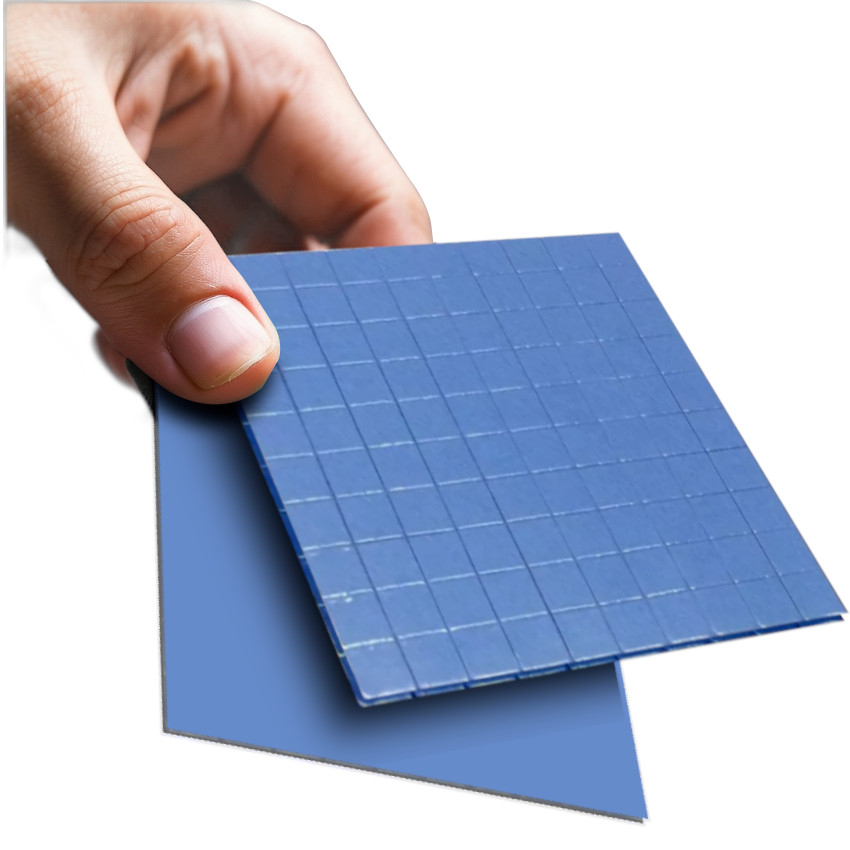 SET 2 THERMAL PAD 10 X 10 1MM PRECORTE + SIN PRECORTE  DISIPADOR CALOR TÉRMICO CHIPS GPU SSD ARDUINO - 1