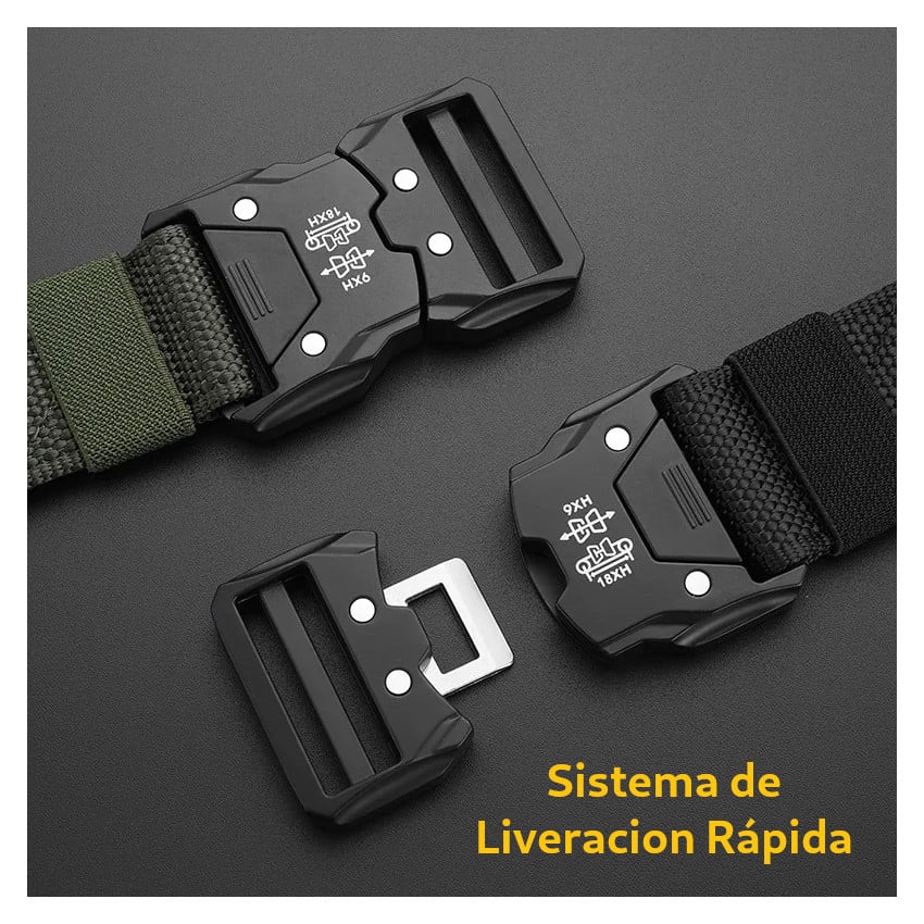 CORREA TACTICA MAN AJUSTABLE MULTIPROPOSITO LIVIANA LIBERACIÓN RAPIDA - 5
