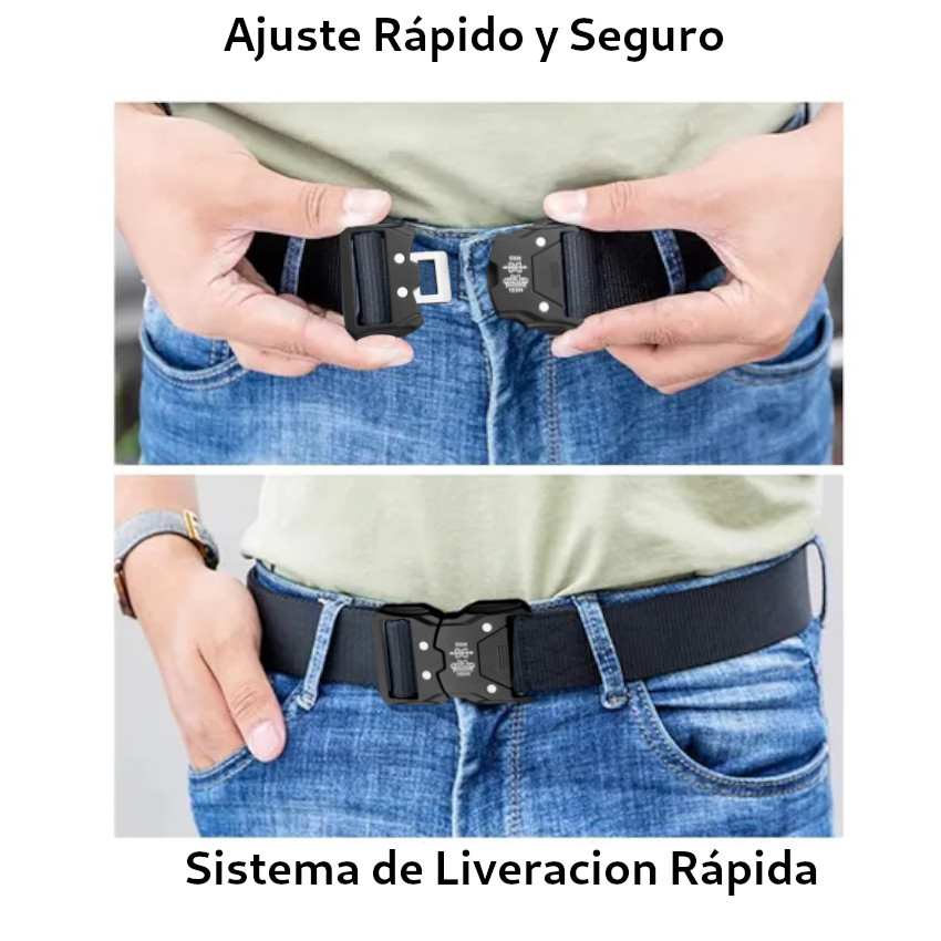 CORREA TACTICA MAN AJUSTABLE MULTIPROPOSITO LIVIANA LIBERACIÓN RAPIDA - 6