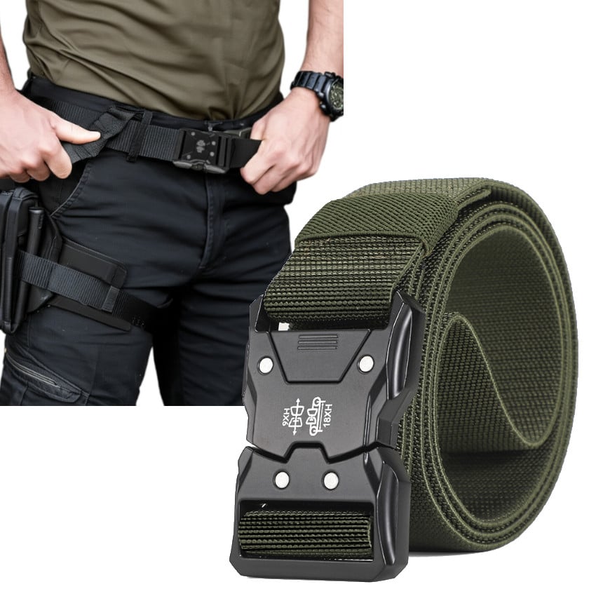 CORREA TACTICA HOMBRE AJUSTABLE MULTIPROPOSITO LIVIANA LIBERACIÓN RÁPIDA - 1