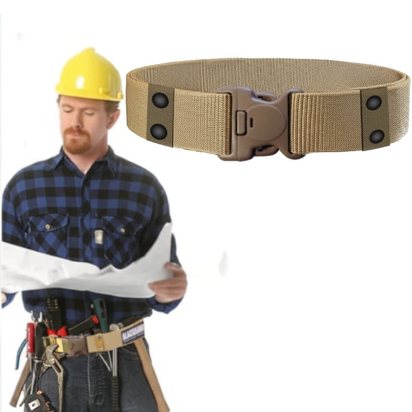 CINTURON CORREA TÁCTICA TRABAJO PORTA HERRAMIENTAS EQUIPO TÁCTICO 5CM ANCHO - 1