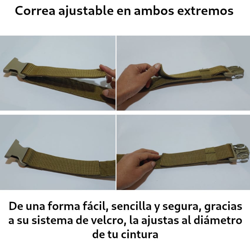 CINTURON CORREA TÁCTICA TRABAJO PORTA HERRAMIENTAS EQUIPO TÁCTICO 5CM ANCHO - 5