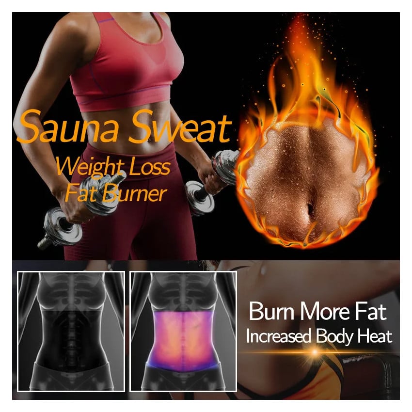 FAJA TERMICO ADELGAZANTE EFECTO SAUNA REDUCTORA UNISEX  SWEAT SHAPER - 5