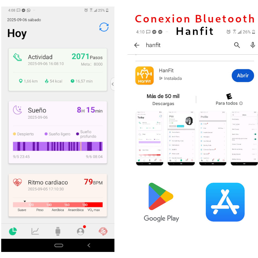 SMART BAND FITNESS TRACKER S66 ALUMINIO IA ASISTAN BLUETOOTH - 4